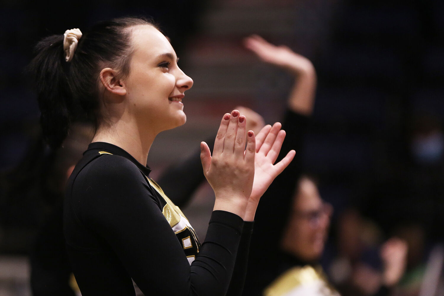 Kaydence Foust celebrates Buffalo points